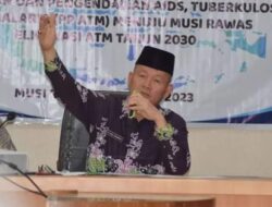 Sekretaris Daerah (Sekda) Kabupaten Musi Rawas Minta Dinas Kesehatan (Dinkes) Lakukan Screening Untuk Deteksi Dini Penyakit AIDS-Tuberkulosis-Malaria (ATM) Ditengah Masyarakat.