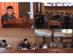 Rapat Paripurna DPRD Kota Lubuklinggau Pj Wako Sampaikan LKPJ Wali Kota Lubuklinggau 2023