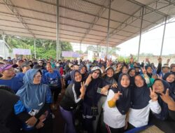 Senam Sehat Bersama Ayu Yoppy Sukses Gaet Ratusan Warga
