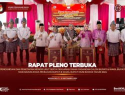 KPU Mura Adakan Rapat Pleno Pengundian dan Penetapan No Urut Calon Bupati dan Wakil Bupati Pada Pilkada 2024