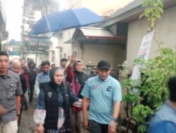 Hujan Deras Tak Halangi Kampanye Blusukan Pasangan YOKteRUS Nomor Urut 2.