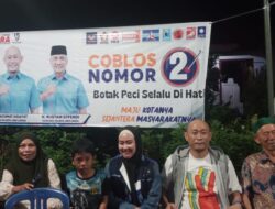 Meledak..!! Ratusan Warga Kelurahan Dempo, Emak Emak Histeris Pilih Botak Peci Nomor 2