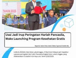 Usai Jadi Irup Peringatan Harlah Pancasila, Wako Launching Program Kesehatan Gratis