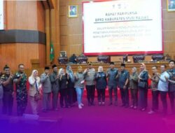 Rapat Paripurna DPRD Usulan Pemberhentian dan Penetapan Bupati-Wakil Bupati Musi Rawas Terpilih 2025-2030