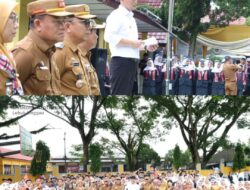 Walikota Lubuklinggau Pimpin Upacara Bendera di SMA Negeri 1 