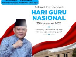 Keluarga Besar Dinas Pendidikan dan Kebudayaan Mengucapkan Selamat Hari Guru Nasional Tahun 2025