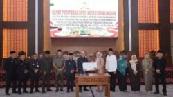 Rapat Paripurna DPRD kota Lubuk Linggau Setujui Raperda Disahkan Jadi Perda Perubahan APBD 2025